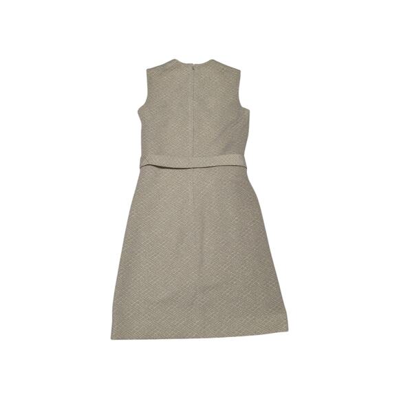 Vintage Metallic Belted Fringe Mini Dress Sleeveless Toni Todd Glam Date Night - Picture 3 of 7